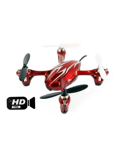 Р/У квадрокоптер Hubsan X4 HD камера 2.4G (красно-серебристый)