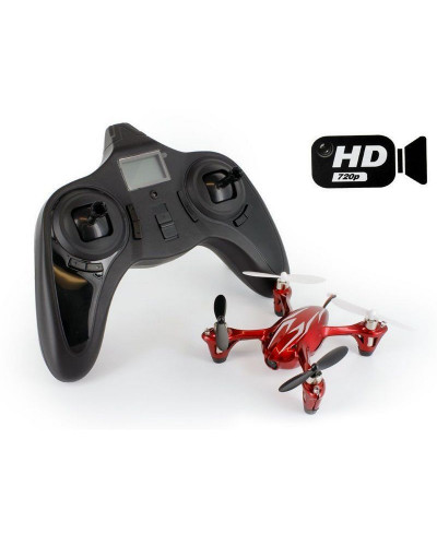 Р/У квадрокоптер Hubsan X4 HD камера 2.4G (красно-серебристый)