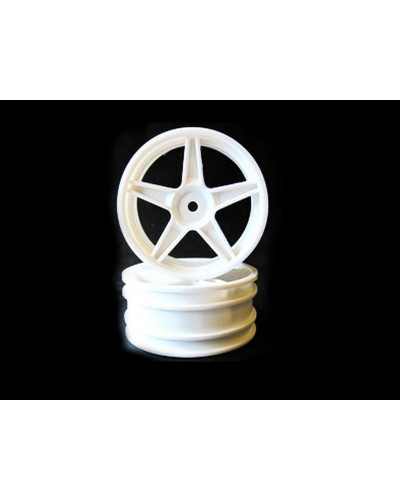 Комплект передних колес для багги белые (06008W+06009) 2шт.