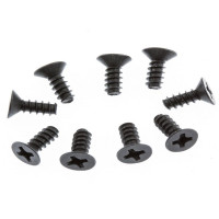 Винт с потайной головкой M3x8 под крестовую отвертку, 9шт.