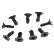 Винт с потайной головкой M3x8 под крестовую отвертку, 9шт.