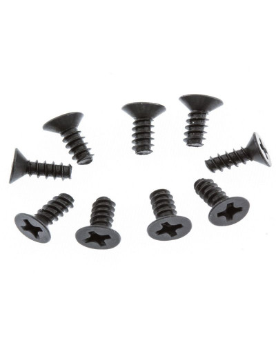Винт с потайной головкой M3x8 под крестовую отвертку, 9шт.