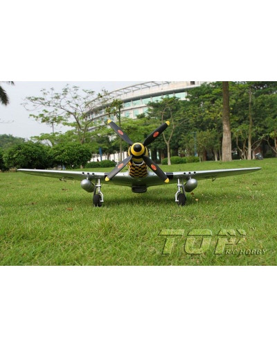 Радиоуправляемый самолет Top RC P-51D Pro желтый 750мм flight controller PNP