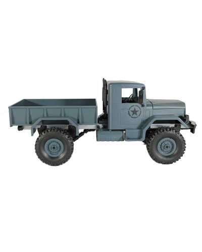 Радиоуправляемая машина MN MODEL военный грузовик (серый) 4WD 2.4G 1/16 RTR