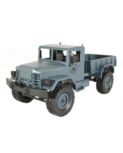 Радиоуправляемая машина MN MODEL военный грузовик (серый) 4WD 2.4G 1/16 RTR