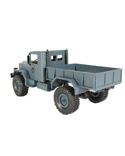 Радиоуправляемая машина MN MODEL военный грузовик (серый) 4WD 2.4G 1/16 RTR