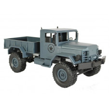 Радиоуправляемая машина MN MODEL военный грузовик (серый) 4WD 2.4G 1/16 RTR