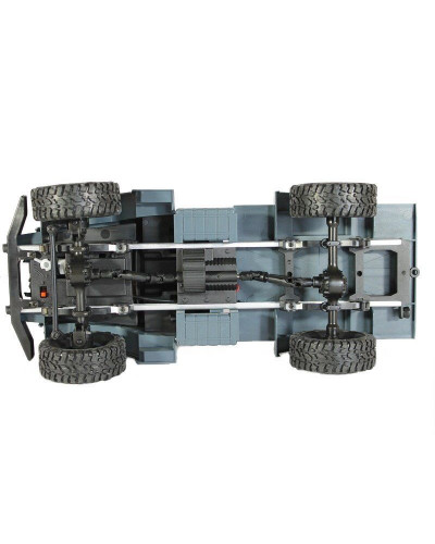 Радиоуправляемая машина MN MODEL военный грузовик (серый) 4WD 2.4G 1/16 RTR