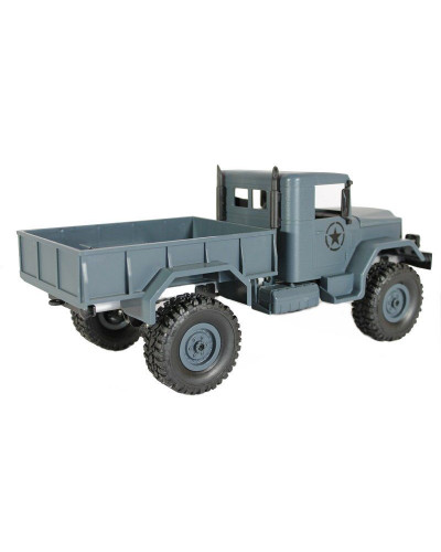 Радиоуправляемая машина MN MODEL военный грузовик (серый) 4WD 2.4G 1/16 RTR