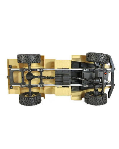 Радиоуправляемая машина MN MODEL военный грузовик (песочный) 4WD 2.4G 1/16 RTR