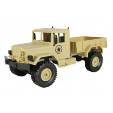 Радиоуправляемая машина MN MODEL военный грузовик (песочный) 4WD 2.4G 1/16 RTR
