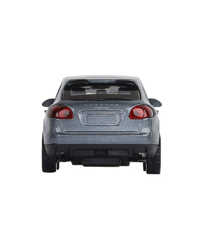 Машина "АВТОПАНОРАМА" Porsche Cayenne S, серый перламутр, 1/43, инерция, в/к 17,5*12,5*6,5 см