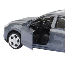 Машина "АВТОПАНОРАМА" Porsche Cayenne S, серый перламутр, 1/43, инерция, в/к 17,5*12,5*6,5 см