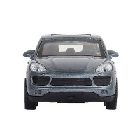 Машина "АВТОПАНОРАМА" Porsche Cayenne S, серый перламутр, 1/43, инерция, в/к 17,5*12,5*6,5 см