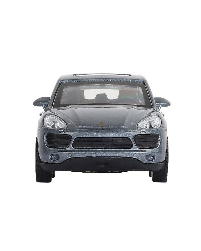 Машина "АВТОПАНОРАМА" Porsche Cayenne S, серый перламутр, 1/43, инерция, в/к 17,5*12,5*6,5 см