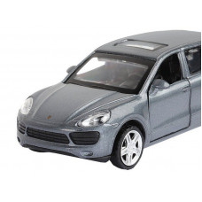Машина "АВТОПАНОРАМА" Porsche Cayenne S, серый перламутр, 1/43, инерция, в/к 17,5*12,5*6,5 см