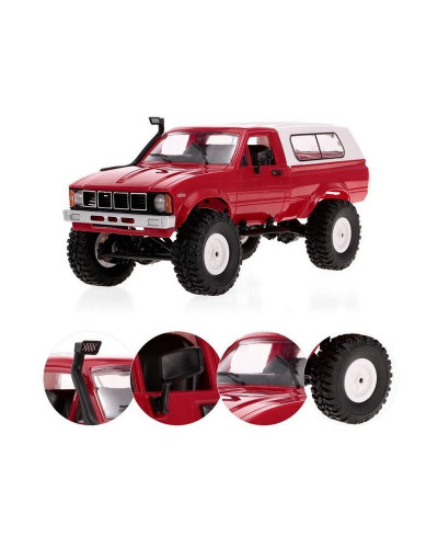 Радиоуправляемая машина WPL пикап Hilux (красная) 4WD 2.4G 1/16 RTR