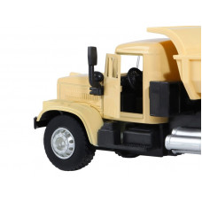 Машина "АВТОПАНОРАМА" "Грузовик", хаки бежевый, 1/32, свет, звук, инерция, в/к 24*8*10 см
