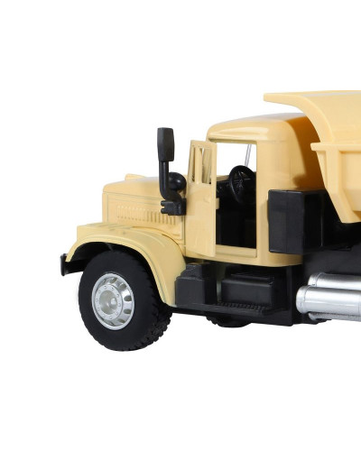 Машина "АВТОПАНОРАМА" "Грузовик", хаки бежевый, 1/32, свет, звук, инерция, в/к 24*8*10 см