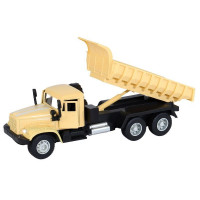 Машина "АВТОПАНОРАМА" "Грузовик", хаки бежевый, 1/32, свет, звук, инерция, в/к 24*8*10 см