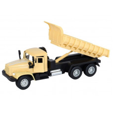 Машина "АВТОПАНОРАМА" "Грузовик", хаки бежевый, 1/32, свет, звук, инерция, в/к 24*8*10 см