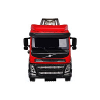 Машина "АВТОПАНОРАМА" Volvo бензовоз, красный, 1/50, свет, звук, в/к 28*14*10 см