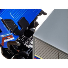 Машина "АВТОПАНОРАМА" Volvo, синий, 1/50, свет, звук, в/к 28*14*10 см