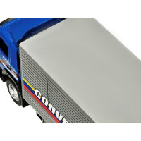 Машина "АВТОПАНОРАМА" Volvo, синий, 1/50, свет, звук, в/к 28*14*10 см