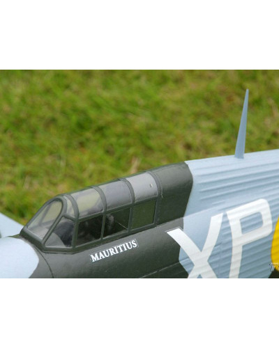 Радиоуправляемый самолет Top RC Hurricane Pro зеленый 750мм flight controller PNP