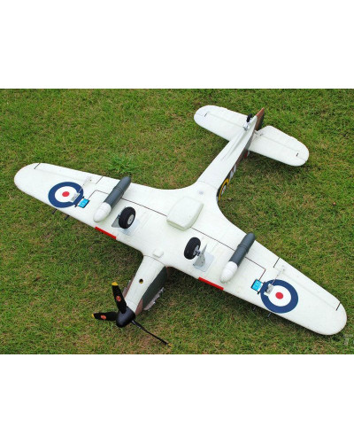 Радиоуправляемый самолет Top RC Hurricane Pro зеленый 750мм flight controller PNP