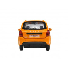 Машина "АВТОПАНОРАМА" LADA GRANTA CROSS,оранж, 1/24, свет, звук, инерция, в/к 24,5*12,5*10,5 см