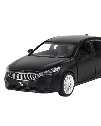 Машина "АВТОПАНОРАМА" KIA K7, черный, 1/41, инерция, в/к 17,5*12,5*6,5 см