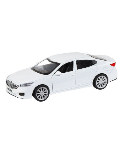 Машина "АВТОПАНОРАМА" KIA K7, белый, 1/41, инерция, в/к 17,5*12,5*6,5 см