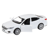 Машина "АВТОПАНОРАМА" KIA K7, белый, 1/41, инерция, в/к 17,5*12,5*6,5 см