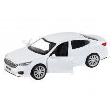 Машина "АВТОПАНОРАМА" KIA K7, белый, 1/41, инерция, в/к 17,5*12,5*6,5 см