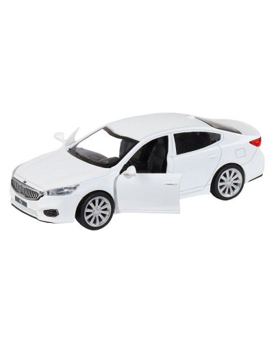 Машина "АВТОПАНОРАМА" KIA K7, белый, 1/41, инерция, в/к 17,5*12,5*6,5 см