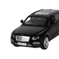 Машина "АВТОПАНОРАМА" Bentley Bentayga, черный, 1/34, свет, звук, инерция, в/к 17,5*13,5*9 см