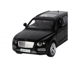 Машина "АВТОПАНОРАМА" Bentley Bentayga, черный, 1/34, свет, звук, инерция, в/к 17,5*13,5*9 см