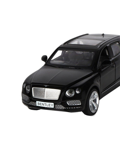Машина "АВТОПАНОРАМА" Bentley Bentayga, черный, 1/34, свет, звук, инерция, в/к 17,5*13,5*9 см