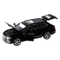 Машина "АВТОПАНОРАМА" Bentley Bentayga, черный, 1/34, свет, звук, инерция, в/к 17,5*13,5*9 см