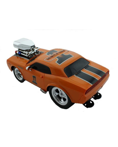 Р/У машина из серии "Muscle Сar" с гоночным Мотором 1/16 + свет + звук желтая