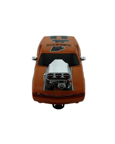 Р/У машина из серии "Muscle Сar" с гоночным Мотором 1/16 + свет + звук желтая