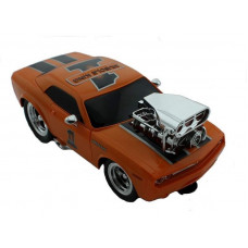 Р/У машина из серии "Muscle Сar" с гоночным Мотором 1/16 + свет + звук желтая