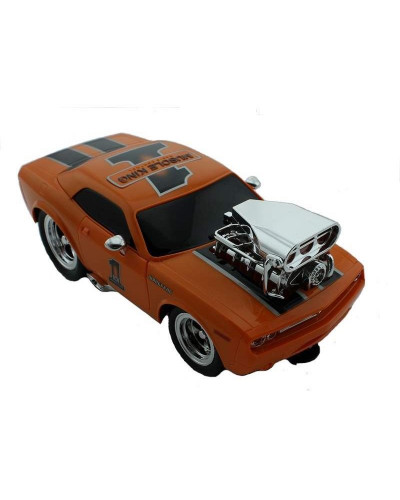 Р/У машина из серии "Muscle Сar" с гоночным Мотором 1/16 + свет + звук желтая