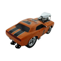 Р/У машина из серии "Muscle Сar" с гоночным Мотором 1/16 + свет + звук желтая