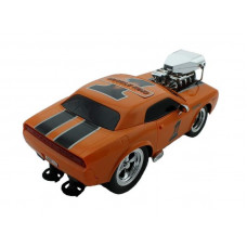 Р/У машина из серии "Muscle Сar" с гоночным Мотором 1/16 + свет + звук желтая