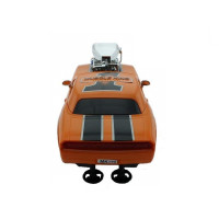 Р/У машина из серии "Muscle Сar" с гоночным Мотором 1/16 + свет + звук желтая