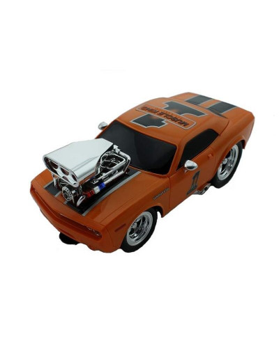 Р/У машина из серии "Muscle Сar" с гоночным Мотором 1/16 + свет + звук желтая