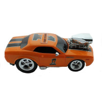 Р/У машина из серии "Muscle Сar" с гоночным Мотором 1/16 + свет + звук желтая