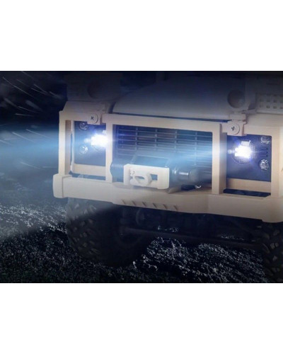 Радиоуправляемая машина MN MODEL англ. пикап Defender спецназ рейнджеров (синий) 4WD 2.4G 1/12 RTR